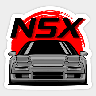 Silver NSX MK1 Front JDM Sticker